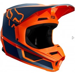 Casque Fox PRMZ Enfant orange et noir 2019