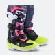 Botte Alpinestars Tech 3S Black Blue Yellow Fluo Pink