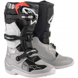 Botte Alpinestars Tech 7S Black Grey White Orange Fluo