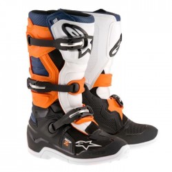 Botte Alpinestars Tech 7S Black Orange White Blue