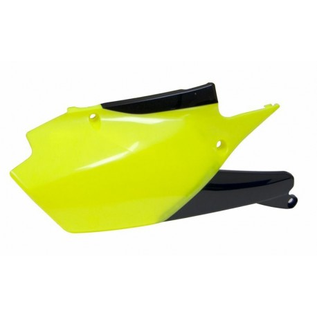 Plaques latérales RACETECH jaune fluo/noir Yamaha YZ-450F