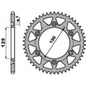 Couronne PBR aluminium Ultra-Light 808 - 525