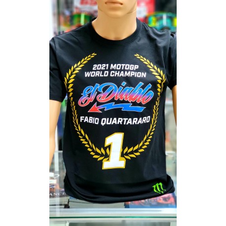 T-Shirt Fabio Quartararo Champion du Monde 2021