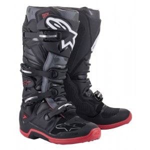 Botte Alpinestars Tech 7 2022 Gris/Noir/Rouge