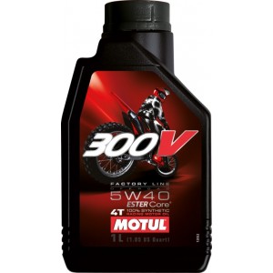 Huile moteur Motul 4T 300V 5W40 1 Litre