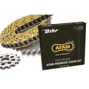 Kit chaîne AFAM 428R1 14/46 standard -RR 125 motard 2008-2009