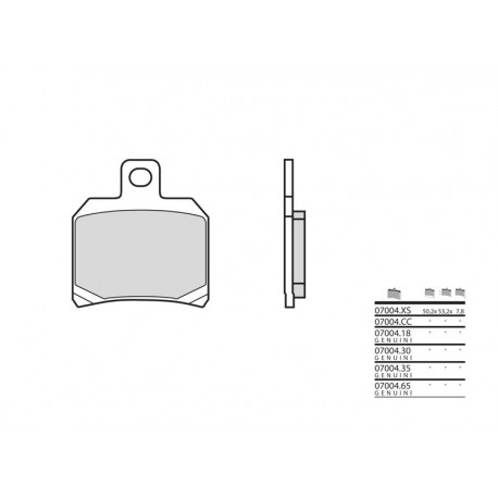 Plaquettes de frein BREMBO- 50 AE 1986-1996