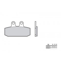 Plaquettes de frein BREMBO- 125 SPORTCITY 2004-2012