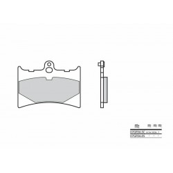Plaquettes de frein BREMBO- 125 SR REPLICA 1989-1991