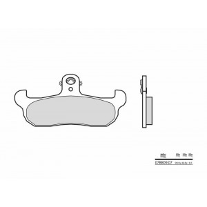 Plaquettes de frein BREMBO- 125 EXTREMA 1993-1998