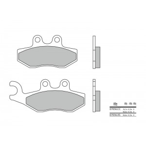 Plaquettes de frein BREMBO- 125 MAX 2012-2017