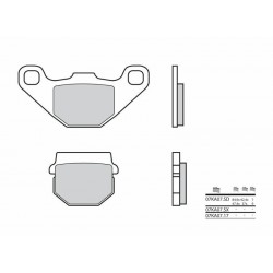 Plaquettes de frein BREMBO- 125 TUONO ABS 2017-2018