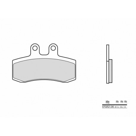 Plaquettes de frein BREMBO- 650 PEGASO 1992-1994