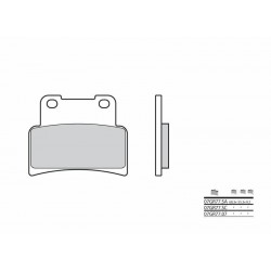 Plaquettes de frein BREMBO- 850 MANA ABS 2008-2011