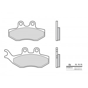 Plaquettes de frein BREMBO- 50 SUPERMOTARD 2008-2020