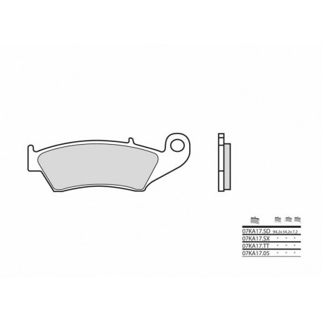 Plaquettes de frein BREMBO- 50 CHRONO 13 1994-1999