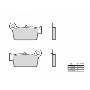 Plaquettes de frein BREMBO- 125 JONATHAN 1999-2005