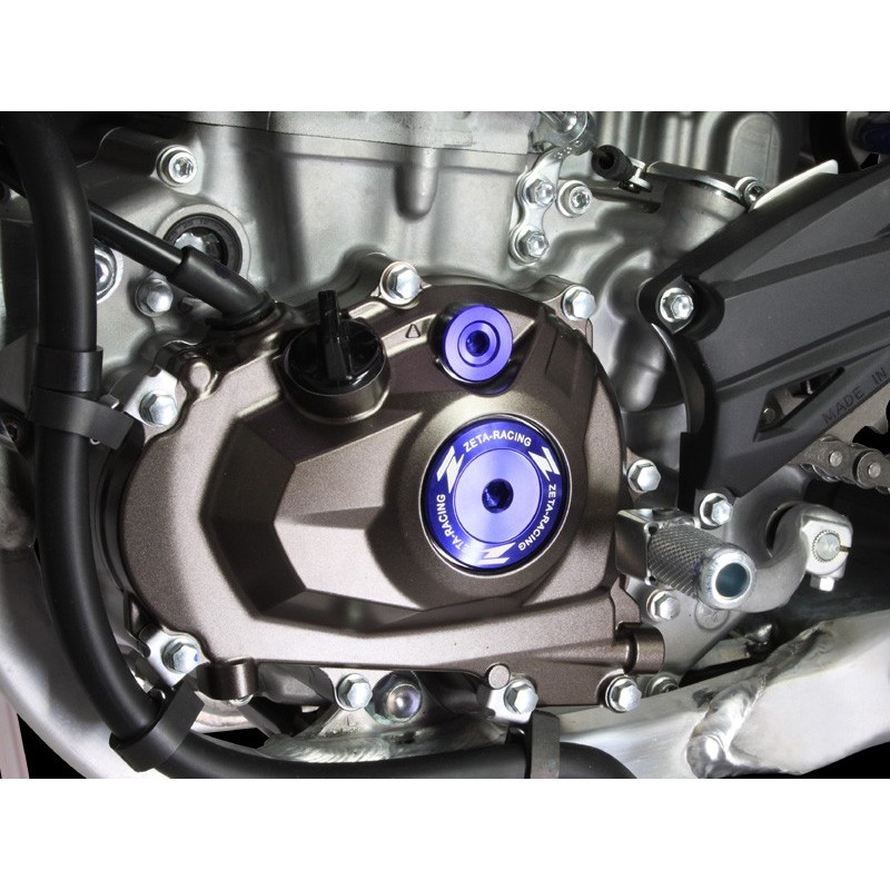 Bouchons Moteur ZETA ZE89-1410 Pour Yamaha - Finition Anodisée, Allègement Et Style