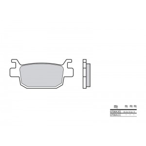 Plaquettes de frein BREMBO- FES 125 S-WING 2007-2011