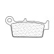 Plaquettes de frein CL BRAKES -50 NH LEAD 1986-1993