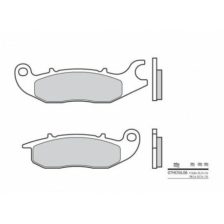 Plaquettes de frein BREMBO- CB 125 TT 1990