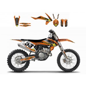 Kit déco BLACKBIRD Rockstar Energy KTM SX 16/18 SX-F 16/18