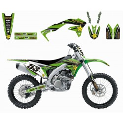 Kit déco BLACKBIRD Rockstar Energy Kawasaki KX450F 16/18