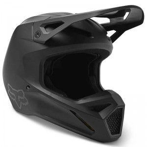 Casque Fox V1 SOLID MATT BLACK 2023