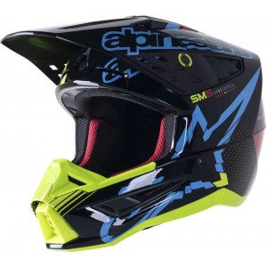 CASQUE ALPINESTARS SM-5 ACTION BLACK / RED / YELLOW