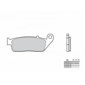 Plaquettes de frein BREMBO- CBR 400 RR 1987-1989