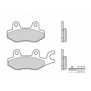 Plaquettes de frein NISSIN Off-Road- CB 300 2010