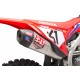 Ligne complète YOSHIMURA RS-12 Signature Series inox/carbone- Honda CRF250R 22