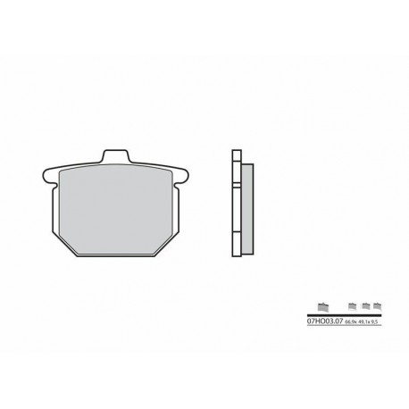 Plaquettes de frein BREMBO- MSX 125 2014-2019