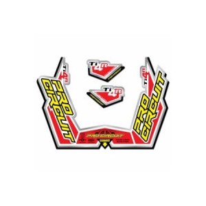 Sticker d'échappement Pro-Circuit Ti-4R