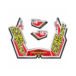 Sticker d'échappement Pro-Circuit Ti-4R