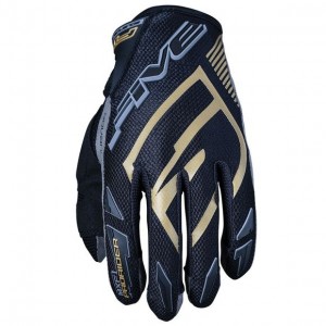 Gants Five MXF PRO RIDER S Noir/Or