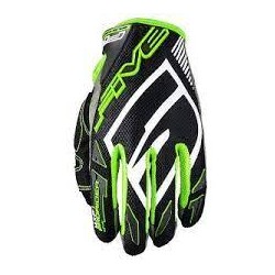 Gants Five MXF PRO RIDER S Noir/Vert fluo