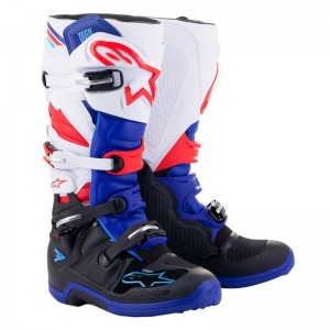 Botte Alpinestars Tech 7 Black Dark Blue Red White