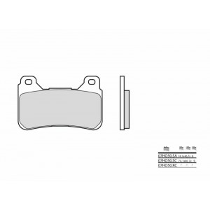 Plaquettes de frein BREMBO- CBR 600 RR 2003-2004