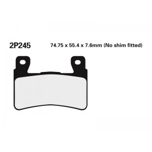 Plaquettes de frein NISSIN Off-Road- CB 600 HORNET 1998-1999