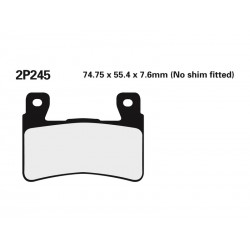 Plaquettes de frein NISSIN Off-Road- CBR 600 RR 2003-2004