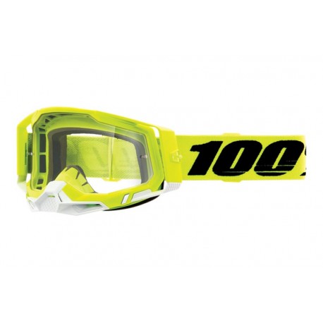 Lunette 100% Racecraft 2 Jaune Ecran Clair