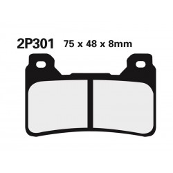 Plaquettes de frein NISSIN Off-Road- CBR 600 RR ABS 2009-2018