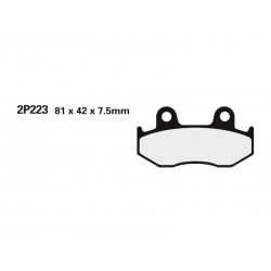 Plaquettes de frein NISSIN Off-Road- XR 600 R 1983-1987