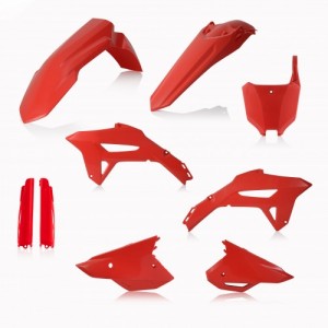 FULL KIT PLASTIQUES ACERBIS ROUGE CRF450 2021-23 / CRF250 2022-23