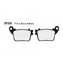 Plaquettes de frein NISSIN- HORNET 600 2007-2012