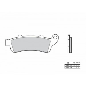 Plaquettes de frein BREMBO- NTV 650 DEAUVILLE 2002-2005