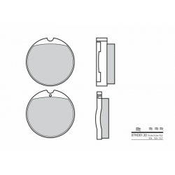 Plaquettes de frein BREMBO- CB 750 A/K 1976-1978