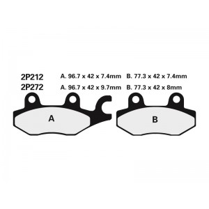 Plaquettes de frein NISSIN Off-Road- CB 650 Z 1978-1981