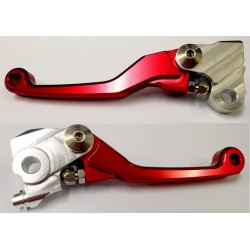 Jeux de levier retournable CRF250/450 07-15 Rouge